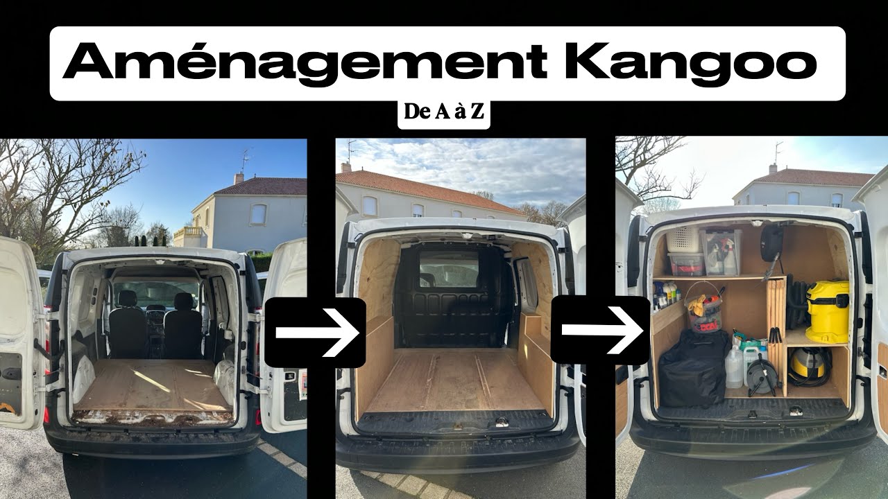 J’AMÉNAGE MON UTILITAIRE POUR LE NETTOYAGE AUTOMOBILE ! 