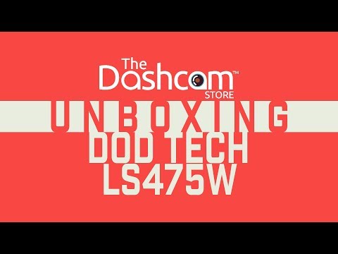 DOD Tech LS475W Dashcam Unboxing by The Dashcam Store™