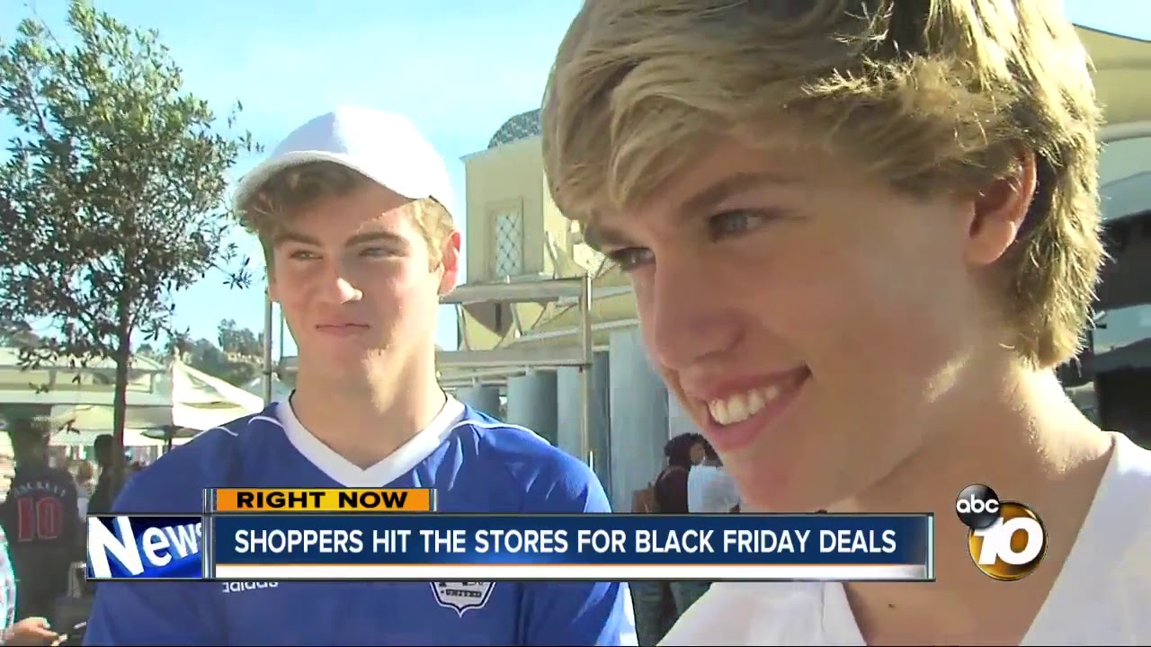 Shoppers hit the stores for Black Friday deals - YouTube