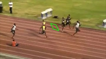 Inverse Lucas Kanade Tracker - Tracking Usain Bolt