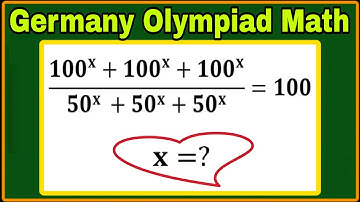 Germany| A Super Interesting Olympiad Math Problem| Step-by-step Explanation|Brain Buster Maths|