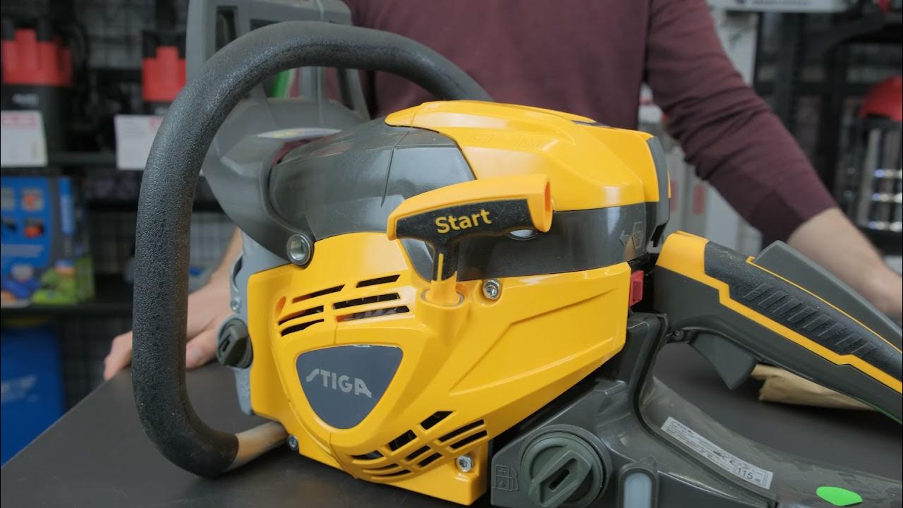 Бензопила цепная Stiga SP466 45 - YouTube