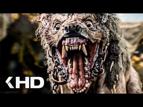 Arondir vs Warg Monster Fight Scene - THE LORD OF THE RINGS: The Rings of Power 