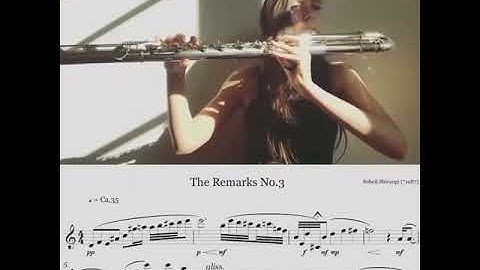 The Remarks No.3(For Solo Bass Flute)