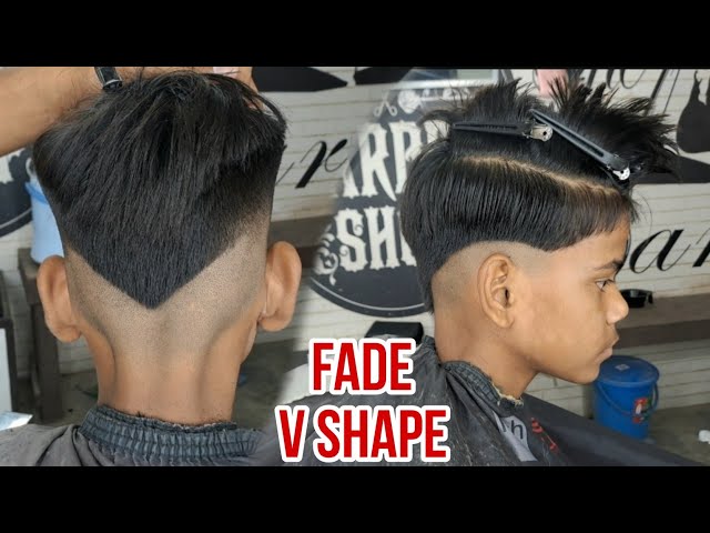 how to v shave haircut for boy | styling Haircut Tutorial Video - YouTube