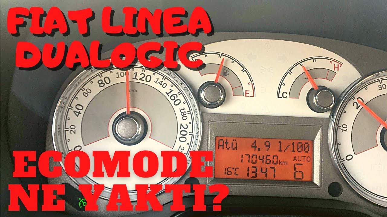 Peki Ne Kadar Yaktı? l Fiat Linea Dualogic Ecomode Yakıt Tüketimi l  Ecomode Ekonomik Mi ?