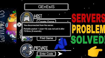 Among Us Server problem "You Are Disconnected From The Server" SOLVED! HINDI/URDU.