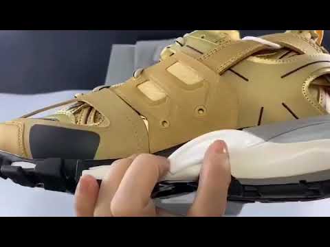 balenciaga gold sneakers