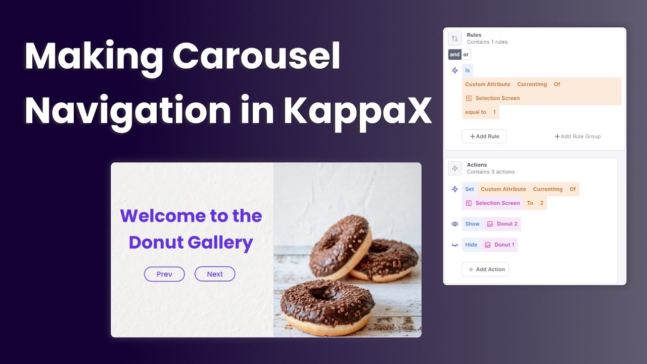Making Carousel Navigation in KappaX - YouTube