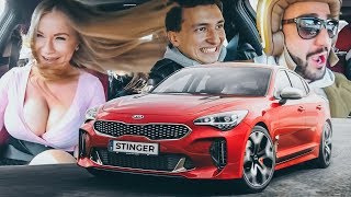 Жесткий Тест Стингера! Афоня Тв И Соня В Шоке И Ругаются Матом!) Обзор Kia Stinger 370 Сил! Киа.