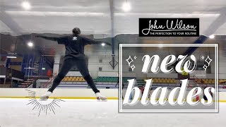 FIRST SKATE IN NEW BLADES // Coronation Ace by John Wilson | Adult Figure Skating Journey