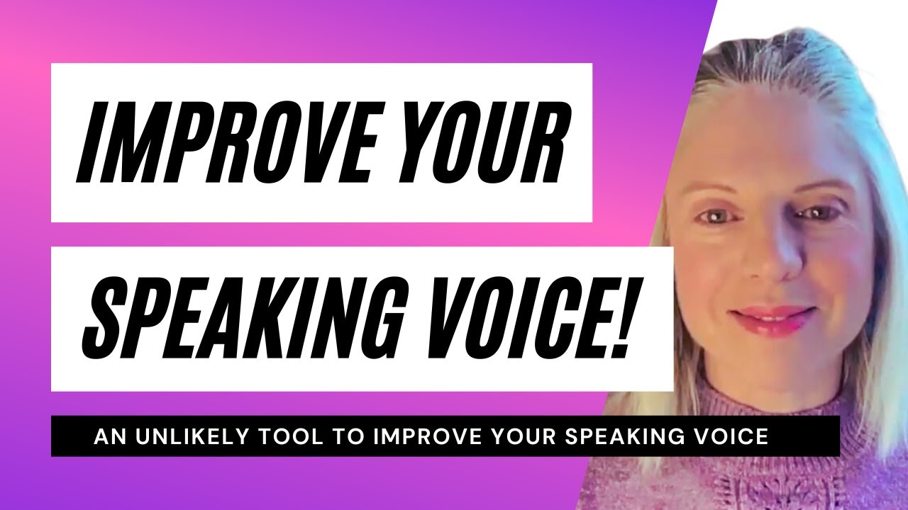 Improve your speaking voice with this unlikely tool. #publicspeaking # ...