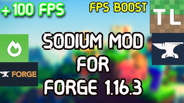 Install Sodium Mod in FORGE 1.16.3 | Tlauncher | +600 fps | Fps Boost | NO FABRIC REQUIRED