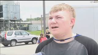 Lincoln Fire and Rescue leads escort to summer camp