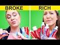 RICH STUDENT VS POOR STUDENT || Rich vs. Broke Girl at School || Funny Situations