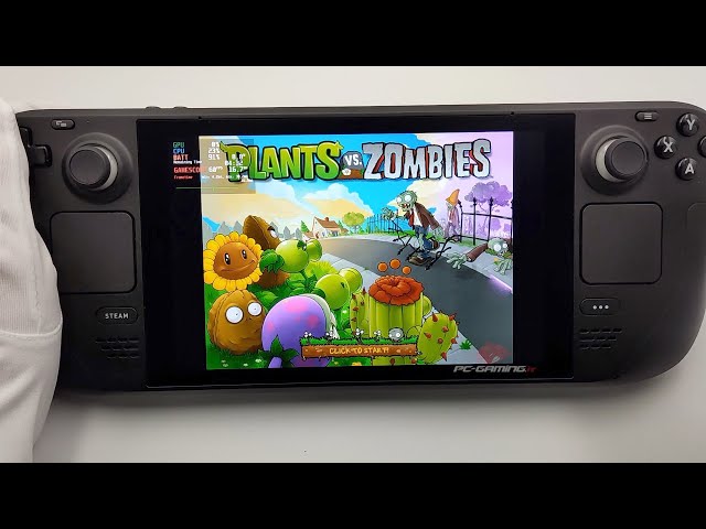 Plants vs Zombies GW2 Garden Warfare 2 - Steam Deck handheld gameplay 