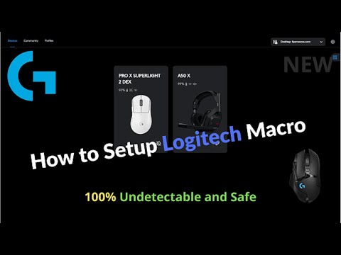 Updated Logitech G Hub Macro Tutorial Script ALL Games