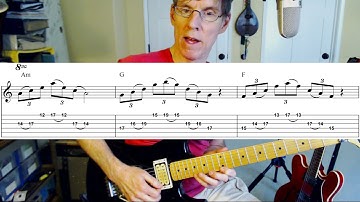 Interval Studies and Lead Guitar Technique #5: String-Skipping Triad Arpeggios w/ Barrett Tagliarino