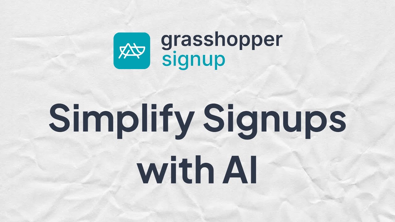 Watch Grasshopper Signup