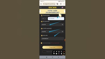 Bdg wine invite code💵💕 bdg wine game me registration kaise kare😜