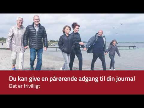 Du kan give en pårørende adgang til din journal