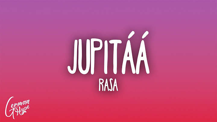 RASA - JUPITÁÁ