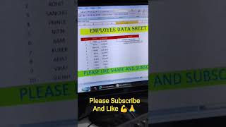 "Employee का Name + Surname 1 Second में! 🔥 Flash Fill Magic"