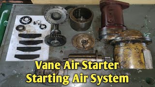 Vane Type Air Starter | How it works | Assembled and disassembly