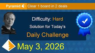 Microsoft Solitaire Collection: Pyramid - Hard - May 3, 2026