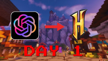 🤖 AI Tells Me How To Play Hypixel Skyblock [Day 1]