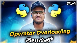Python Operator Overloading In Telugu Srk Codes