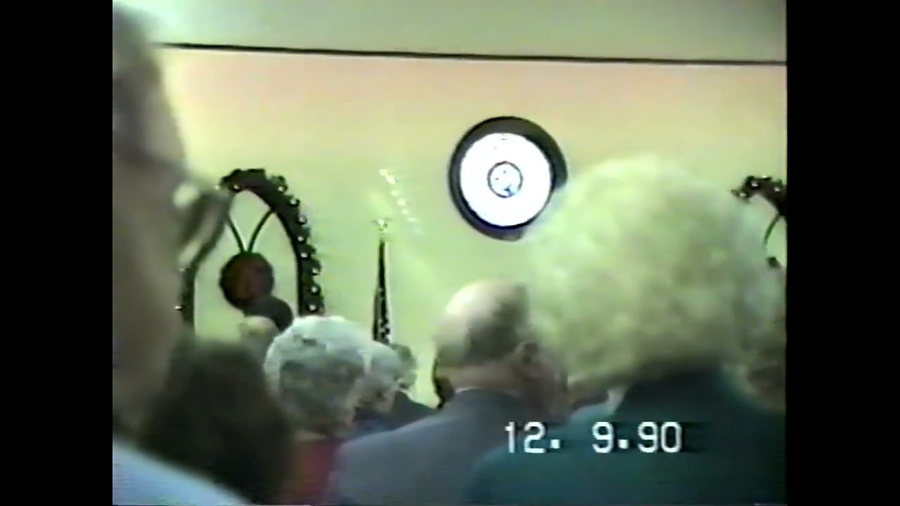 Nan's Christmas program 1990