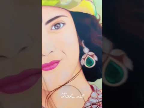 #krishna #art #happiness #colourpencilsketch #trishuartgallery #like #share #subscribe