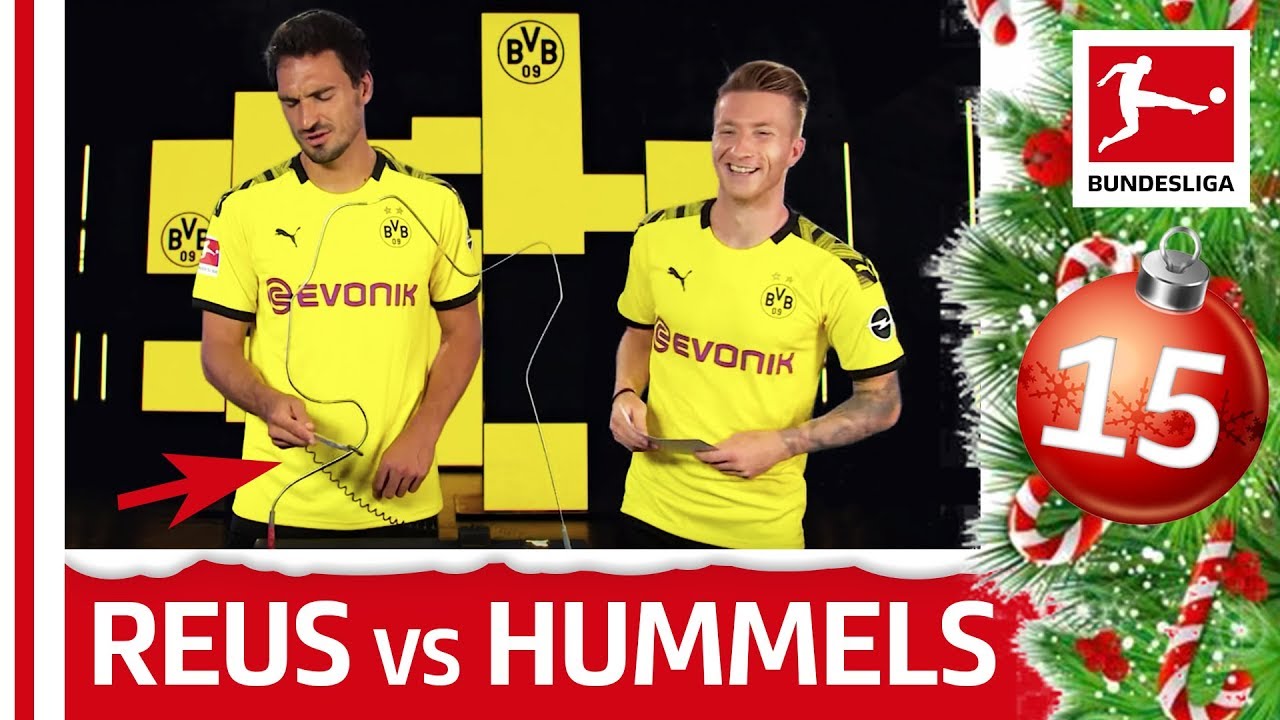 Marco Reus vs. Mats Hummels - Buzz Wire Challenge - Bundesliga 2019 Advent Calendar 15