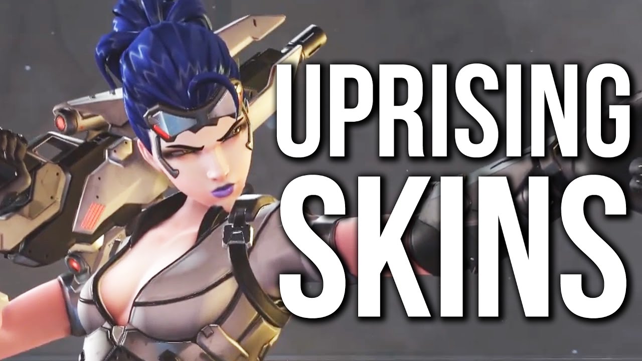 Overwatch - ALL UPRISING SKINS & HIGHLIGHT INTROS