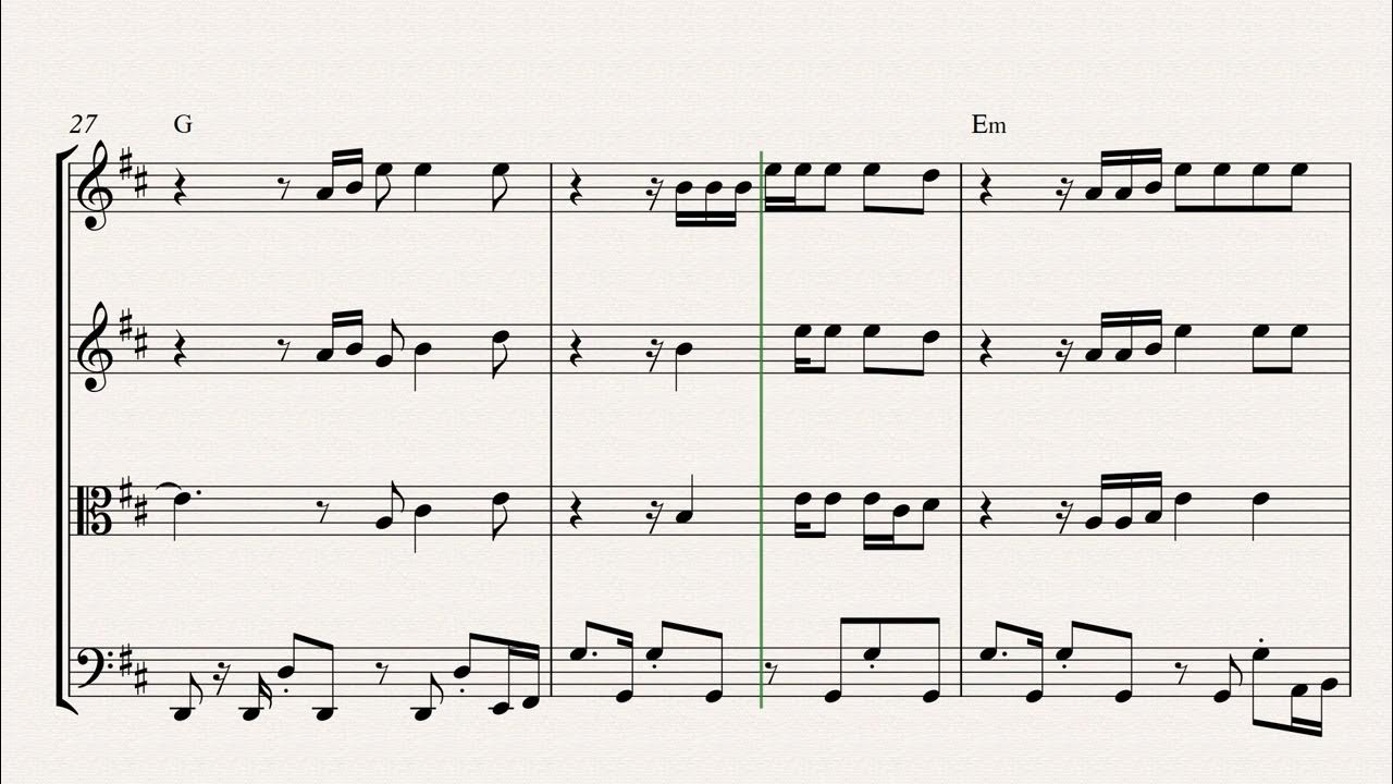 Post Malone & Swae Lee song - Sunflower (String Quartet) Arr.Peggygos Post Malone & Swae Lee song - Sunflower (String Quartet) Arr.Peggygos