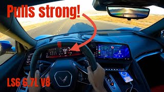 First Acceleration in my new 2027 C8 Corvette! | + Bonus Race!