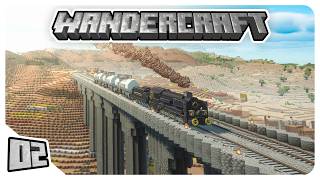 Towards The Water Station | WanderCraft EP2 | Minecraft Relaxing Journey