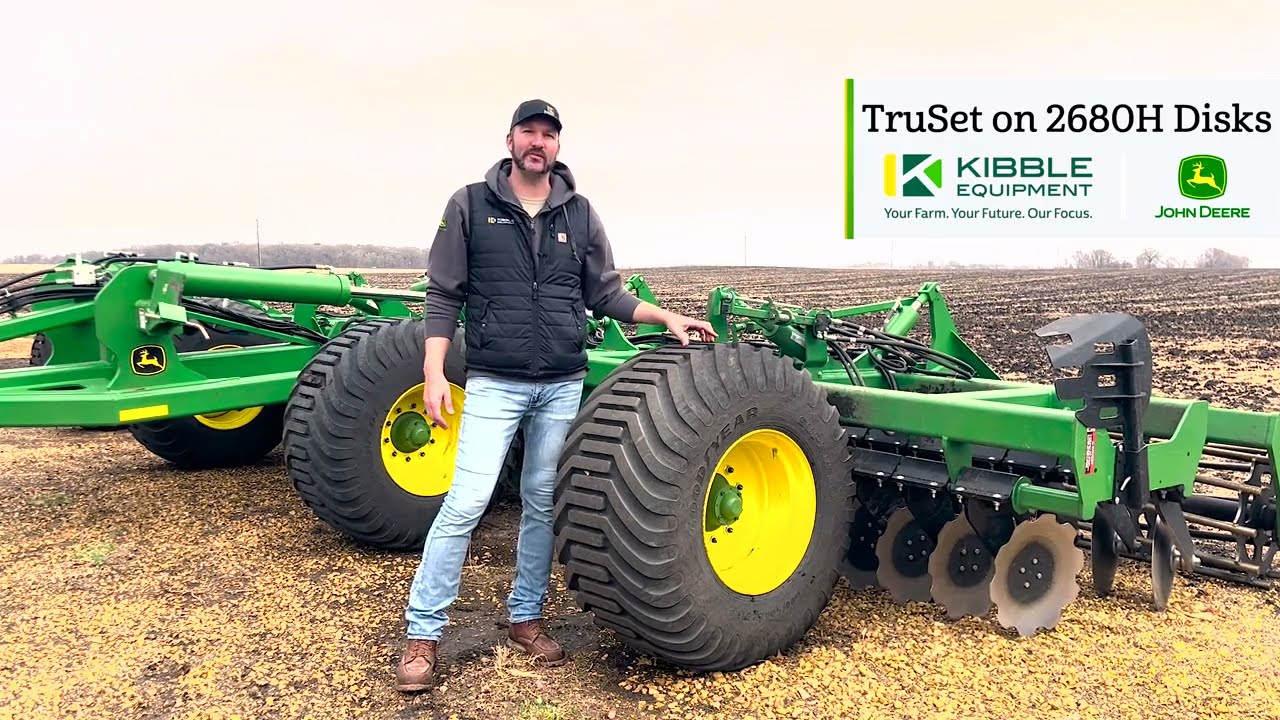 TruSet Depth Control on the John Deere 2680H Disk - YouTube