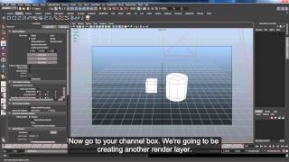Tutorial: Rendering Beauty and Wireframe passes with Maya and compositing with After Effects