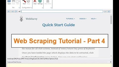 Web Scraping Tutorial using WebHarvy - Image Extraction