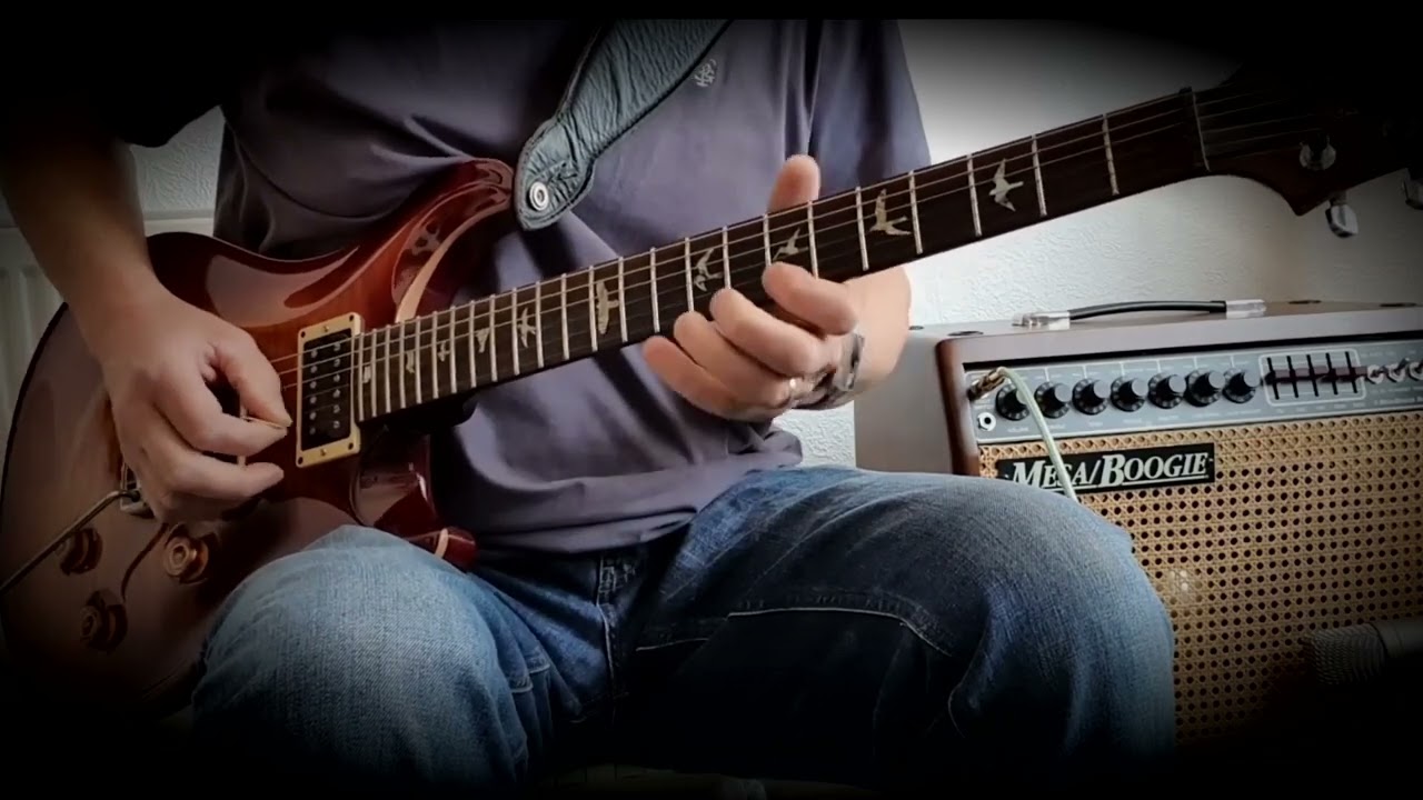 Santana Smooth Guitar Intro & Solo Cover