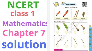 #RlhEducation || NCERT || Class 1 || Mathmagic || Chapter -7  Measurement