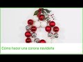 Cómo hacer una corona de Navidad 1 - LEROY MERLIN