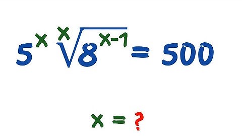 Root(x) | Exponential equation | Education pro