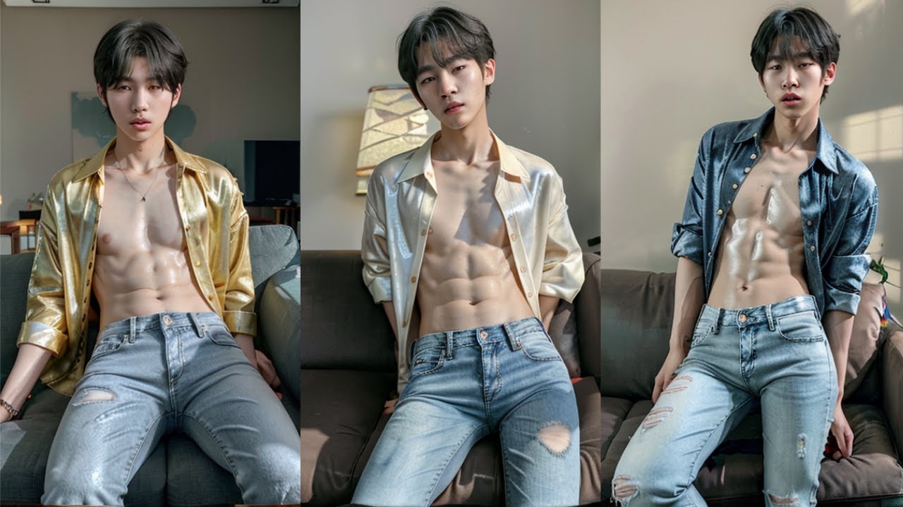 ASIAN MEN WITH ANGELIC LOOKS [AI Art Lookbook] 