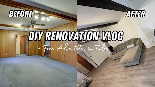 Renovation Vlog | Budget DIY + Free Things To Do in Tulsa, OK