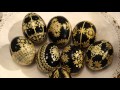 Zdobení kraslic slámou (Kraslice 2016) / Easter Eggs Decorated with Straw