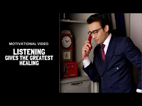 How Listening Gives The Greatest Healing?| Motivational video| Bilal Bin Saqib| Motivational Speaker