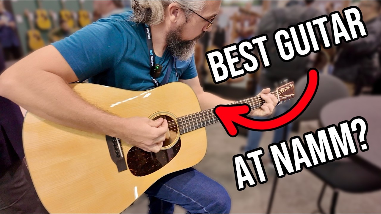 We Had 1 Hour at NAMM to Find the Best Acoustic Guitars. It Wasn't Enough Time.